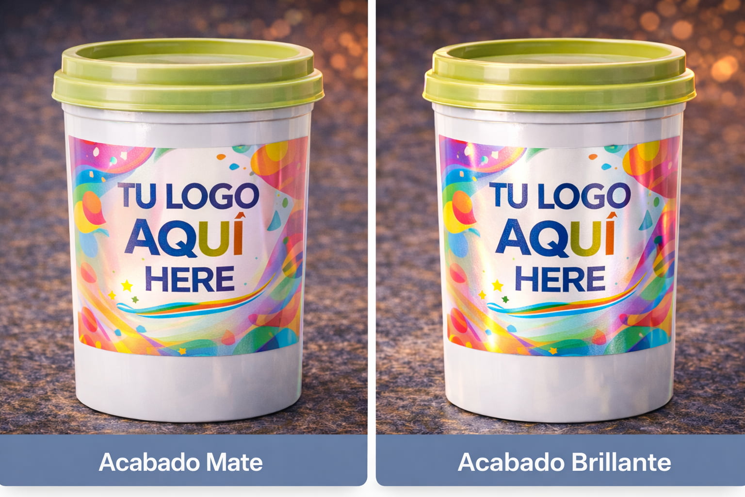 Aplicación de barniz UV brillante, mate y a registro