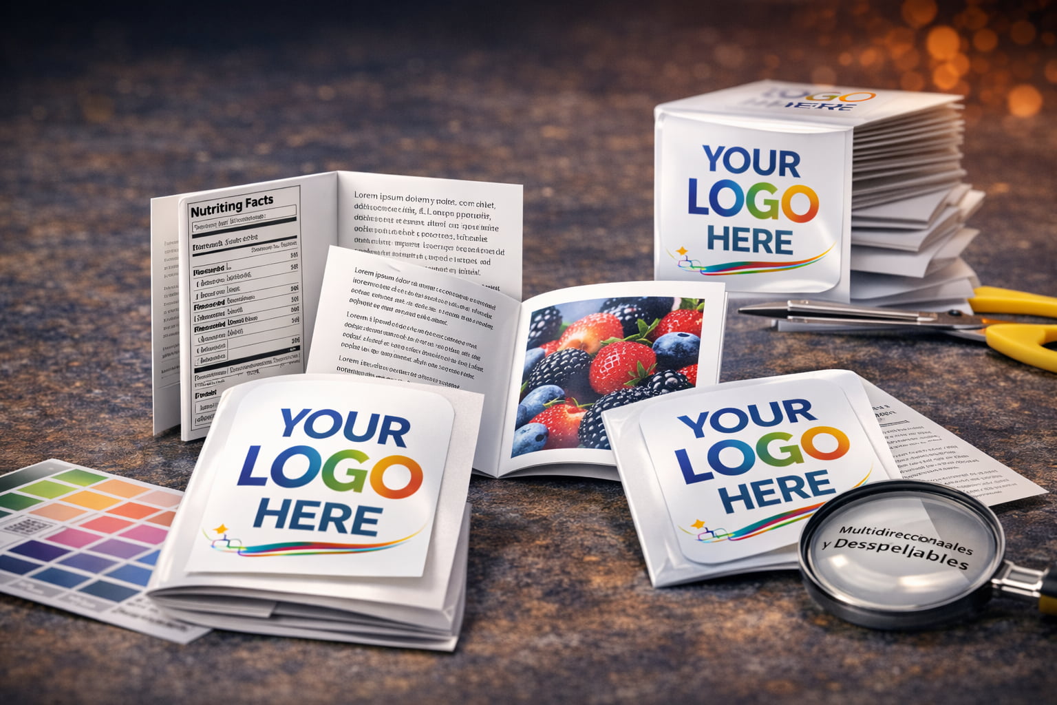 Etiquetas tipo booklet o librillo multicapa - EtiQ